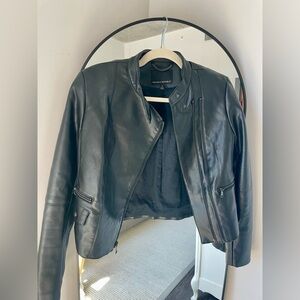 Vegan Leather Jacket Banana Republic Size Small